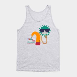 Cochlear Implant - First Grade Quarantine Design Tank Top